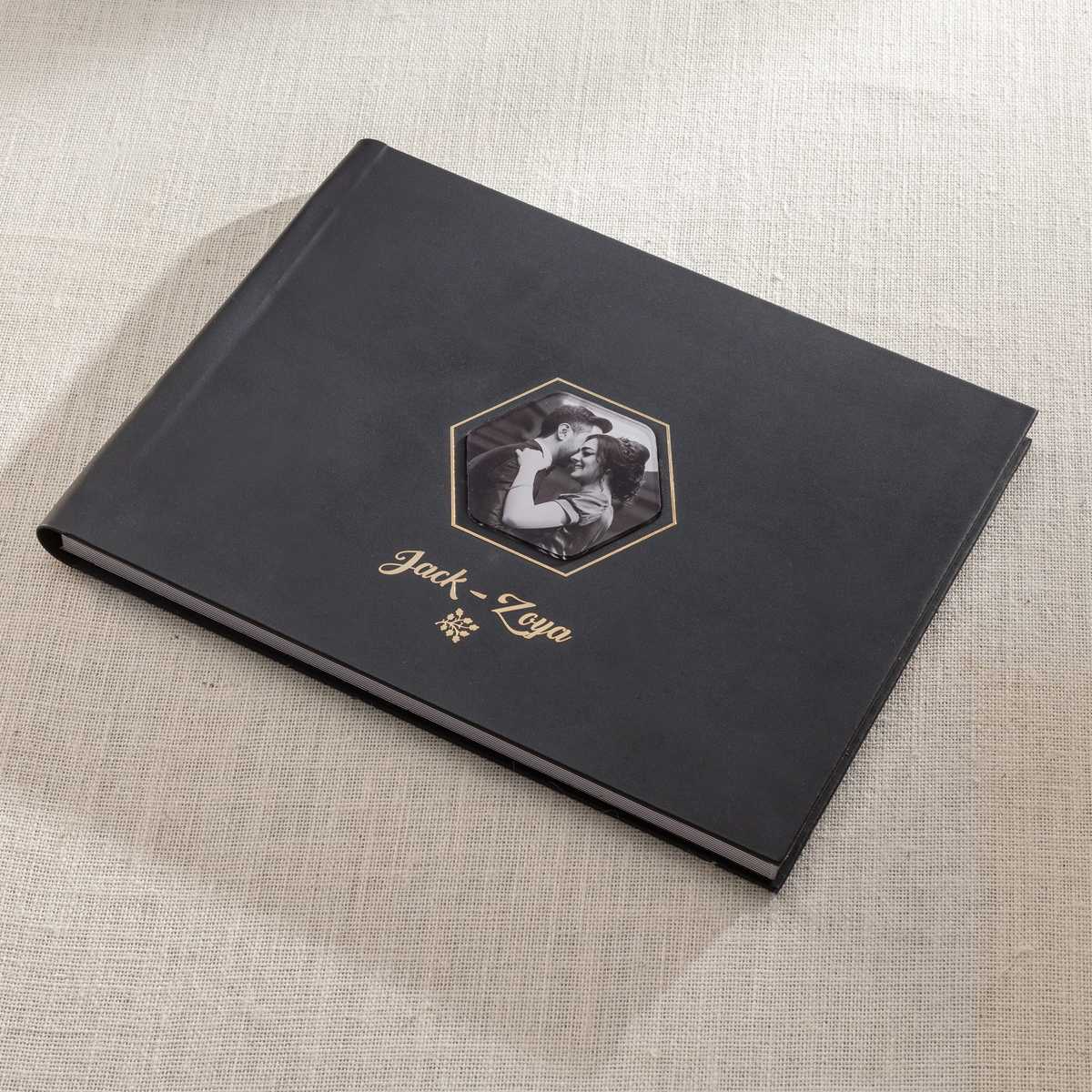 Buy Customised Anniversary Gifts Buy Premium Black Leather Album